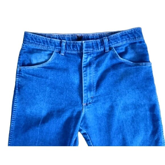 Wrangler Hero Jeans Men's Size 36x32 Blue Denim Stretch Fit Vintage - Picture 2 of 10